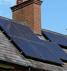 solar panels on a roof 1